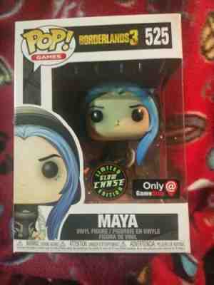 Funko Pop Games Borderlands 3 Maya GITD Chase Variant Protective Case In Hand