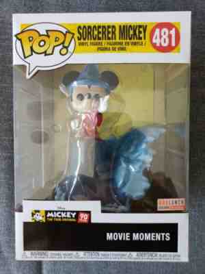 Funko Pop Disney #481 Sorcerer Mickey Fantasia Movie Moment Box Lunch exclusive