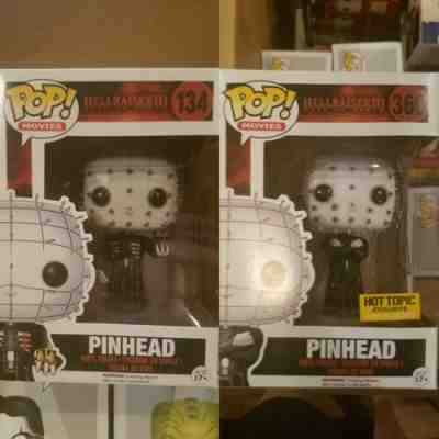 Funko Pop Pinhead GITD HELLRAISER 2pk (NEW NIB EXCLUSIVE RARE HTF)