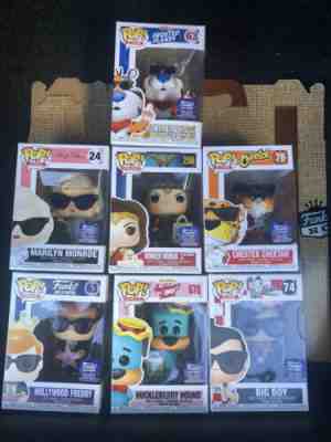 Funko Hollywood Grand Opening Complete Set With Travel Box Tony Freddy Bob