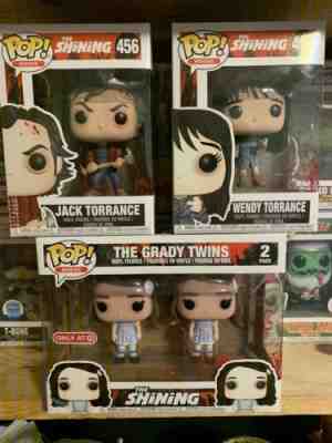 Funko Pop Lot Of 3 THE SHINING - Jack, Grady Twins & Wendy