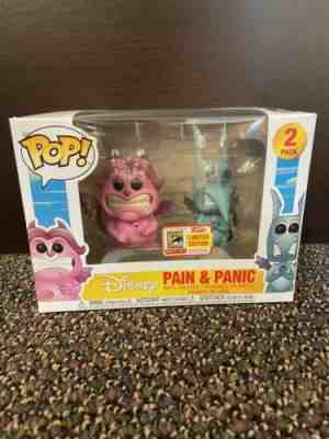 PAIN AND PANIC HERCULES DISNEY MOVIE FUNKO POP SDCC 2018 EXCLUSIVE FIGURE 2 PACK