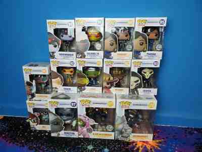 funko pop overwatch lot blizzard exclusive (Golden Soldier 76, Pharah, D.Va etc)