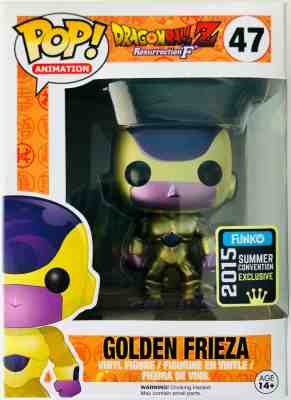 Funko Pop! Golden Frieza 2015 SDCC Summer Convention Exclusive AUTHENTIC Barcode