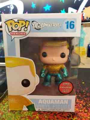 FUNKO POP Heroes DC UNIVERSE AQUAMAN #16 RETIRED Vinyl Figure 240 PCS Limited