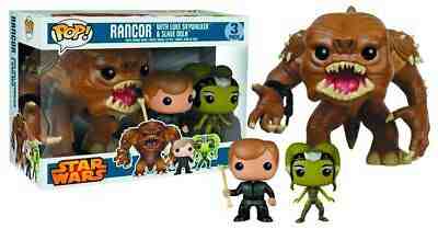 Pop! Star Wars: Rancor with Luke  Slave Oola Vinyl Figure 3-Pack