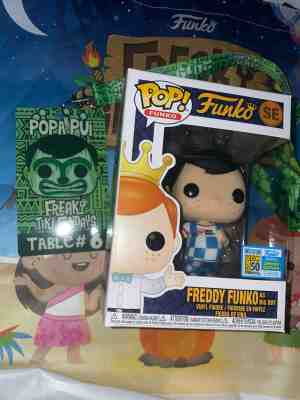 Funko Pop! Fundays 2019 SDCC AD Icons Freddy Funko As Big Boy Blue Apron 24 PCS