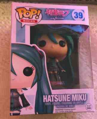 Funko POP! Rocks 39 Anime: Vocaloid - Hatsune Miku Vinyl Figure Collectible NIB