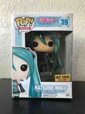 Funko Pop Vinyl Metallic Hatsune Miku Hot Topic Exclusive 39