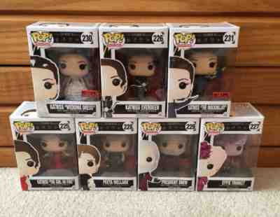 Funko Pop The Hunger Games Set Of 7 (Katniss Everdeen, Effie, Peeta, Snow)