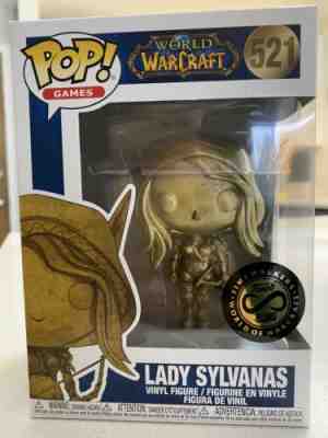 Funko POP! Games LADY SYLVANAS GOLD Blizzcon Exclusive #521 World of Warcraft