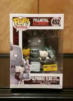 Funko Pop Fullmetal Alchemist Alphonse Elric w/ Kittens #452 Hot Topic Exclusive