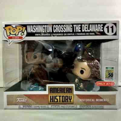 NEW Funko Pop History Washington Crossing the Delaware SDCC San Diego Comic Con 