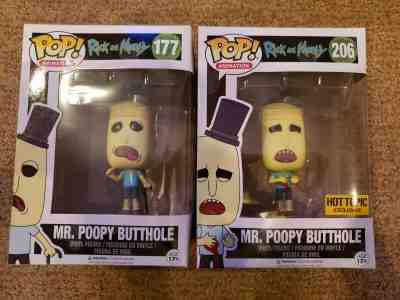 Funko Pop Mr Poopy Butthole Ho Topic Exclusive and common