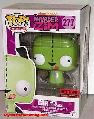 FUNKO POP TELEVISION INVADER ZIM GIR w/ CUPCAKE #277 HT Vinyl Figure IN STOCK