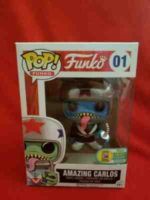 Funko Pop Spastik Plastik Amazing Carlos Black 2016 SDCC Exclusive LE 480