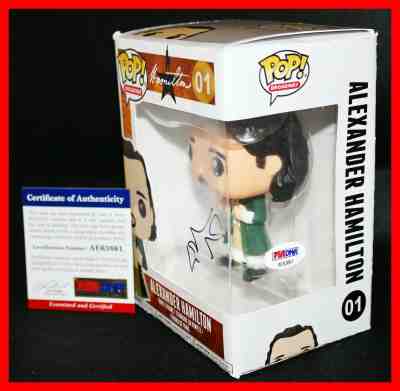 CUSTOM! Lin Manuel Miranda Alexander Hamilton Signed Autograph Funko POP PSA JSA