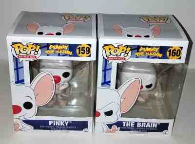 Funko POP! Animation - Pinky and The Brain Figures #159 And #160