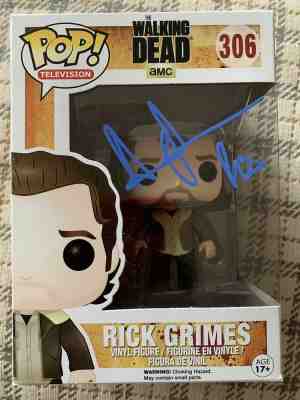 ANDREW LINCOLN SIGNED FUNKO POP! *RICK GRIMES, WALKING DEAD* #306