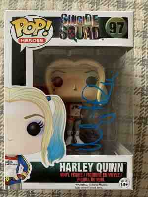 MARGOT ROBBIE SIGNED FUNKO POP! *HARLEY QUINN, SUICIDE SQUAD* #97