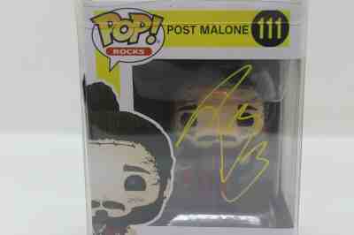 Post Malone Authentic Signed Rocks #111 Funko Pop Vinyl Figure with COA - 835