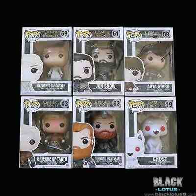 Funko Pop! Jon Snow Daenerys Arya Tormund Brienne Ghost Game of Thrones Pop