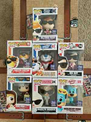 Funko Hollywood Grand Opening Exclusive Complete Set w/Travel Case Map Wristband