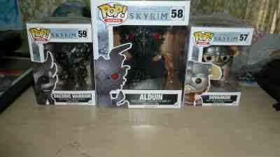 Funko POP! Elder Scrolls Skyrim Alduin 58 Daedric 59 Dovahkiin 57 New in the box