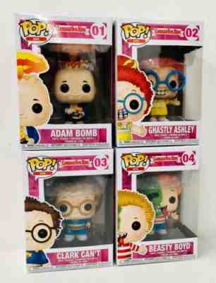 Funko Lot Garbage Pail Kids ADAM BOMB BEASTY BOYD CLARK CAN'T POP Figure Set