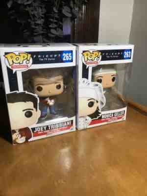 Funko POP Friends Set Collection 263 265 Monica Geller Joey Tribbiani Vinyl