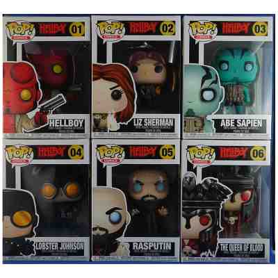 Funko POP Hellboy Rasputin Abe Sapien Queen of Blood Liiz Sherman Set NEW