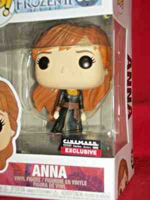 ANNA FuNko PoP! #598 NEW Cinemark Exclusive Disney FROZEN 2 movie Elsa Olaf new