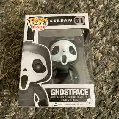 SCREAM Funko Pop! Movies Vinyl Figure #51 Ghost Face Ghostface NIB