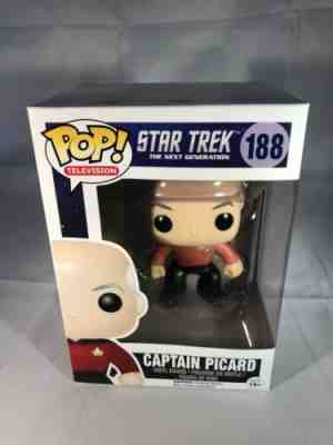 FUNKO POP STAR TREK NEXT GENERATION CAPTAIN PICARD 188 NEW 