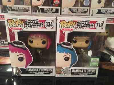 Funko Pop! Ramona Flowers Lot #334 And #719 Scott Pilgrim Vs The World