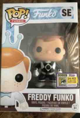 Freddy Funko Black Power Ranger SDCC Fundays 2017 24 LE San Diego Comic Con