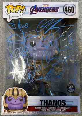 AVENGERS ENDGAME Signed Funko POP COA (Thanos Avengers Endgame 10-Inch MCM) #460