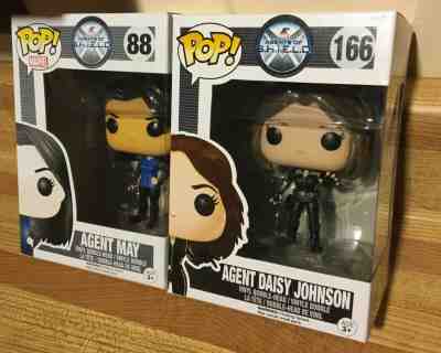 Funko Pop Agent Daisy Johnson #166 + Agent May #88 (Vaulted!)