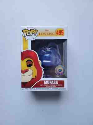 Funko Pop The Lion King Spirit Mufasa #495 Pop In A Box Exclusive Pop Protector 