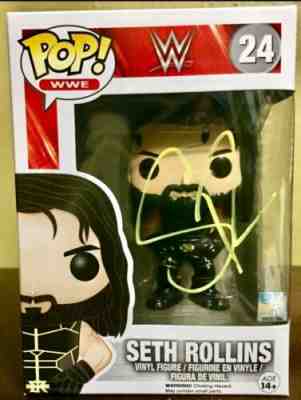 Seth Rollins Funko Pop JSA COA