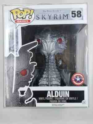 Alduin 6” Funko Pop!  Elder Scrolls V Skyrim #58 Vinyl Figure Rare