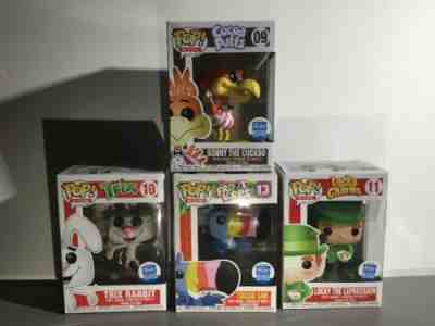 Funko Pop Ad Icons Lucky Trim Rabbit Sonny The Cuckoo Toucan Sam Exclusives Lot