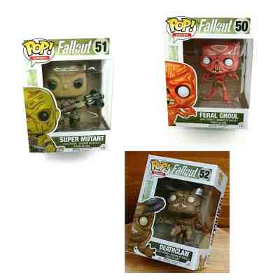 Funko Pop! Fallout Super Mutant Deathclaw Ghoul Vaulted/Retired Vinyl Figures