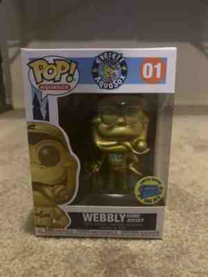 FUNKO POP AQUASOX EVERETT AquaSox 01 WEBBLY HOME JERSEY GOLD LIMITED See Pics