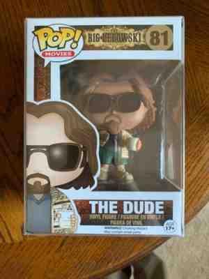 Funko Pop! Movies The Big Lebowski The Dude Vinyl Figure #81 with Protector