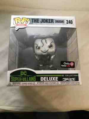 The Joker (Hush) Funko Pop Exclusive Black & White Vinyl Figure Jim Lee Gamestop