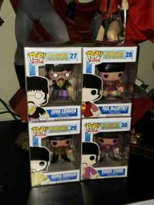 Funko pop The Beatles John Lennon, Paul McCartney, George Harrison, Ringo Starr