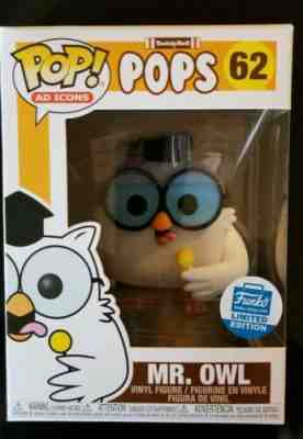 FUNKO POP! AD ICONS TOOTSIE ROLL POPS - MR. OWL #62 FUNKO SHOP EXCLUSIVE MINT