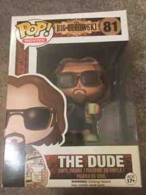 Funko POP! Movies The Big Lebowski #81 The Dude ~RARE~