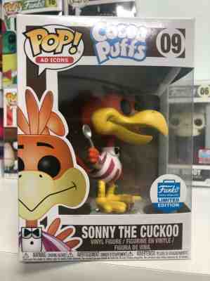 Funko Pop! Ad Icons #09 Cocoa Puffs Sonny The Cuckoo Funko Shop Limited Edition